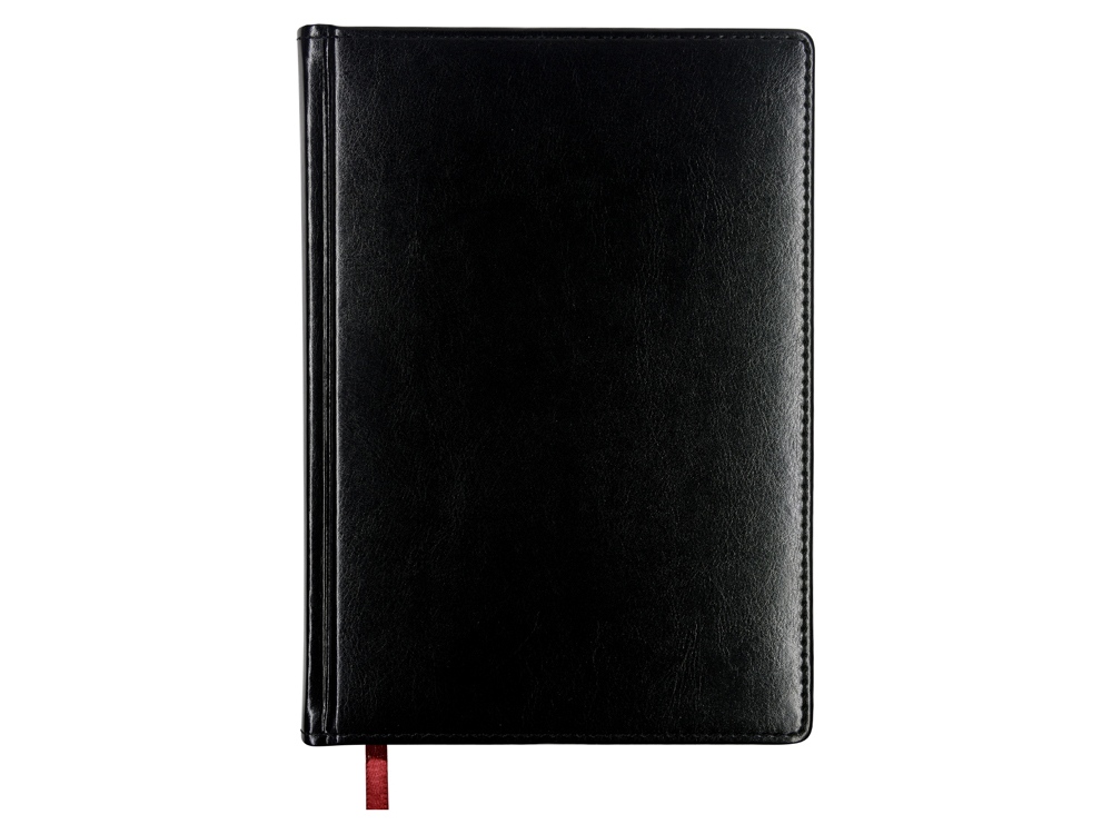 Ежедневник недатированный А5 Sidney Nebraska, черный (белый обрез)-1