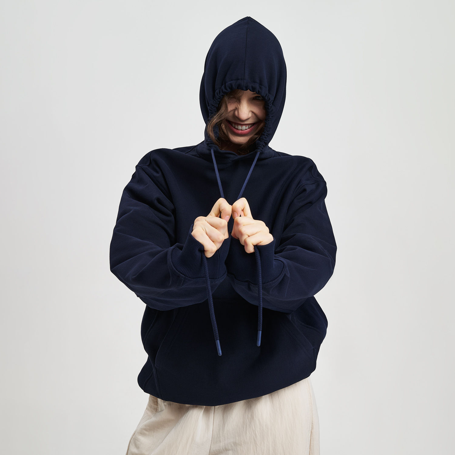 Худи релакс унисекс ADVENTURE, темно-синий-10