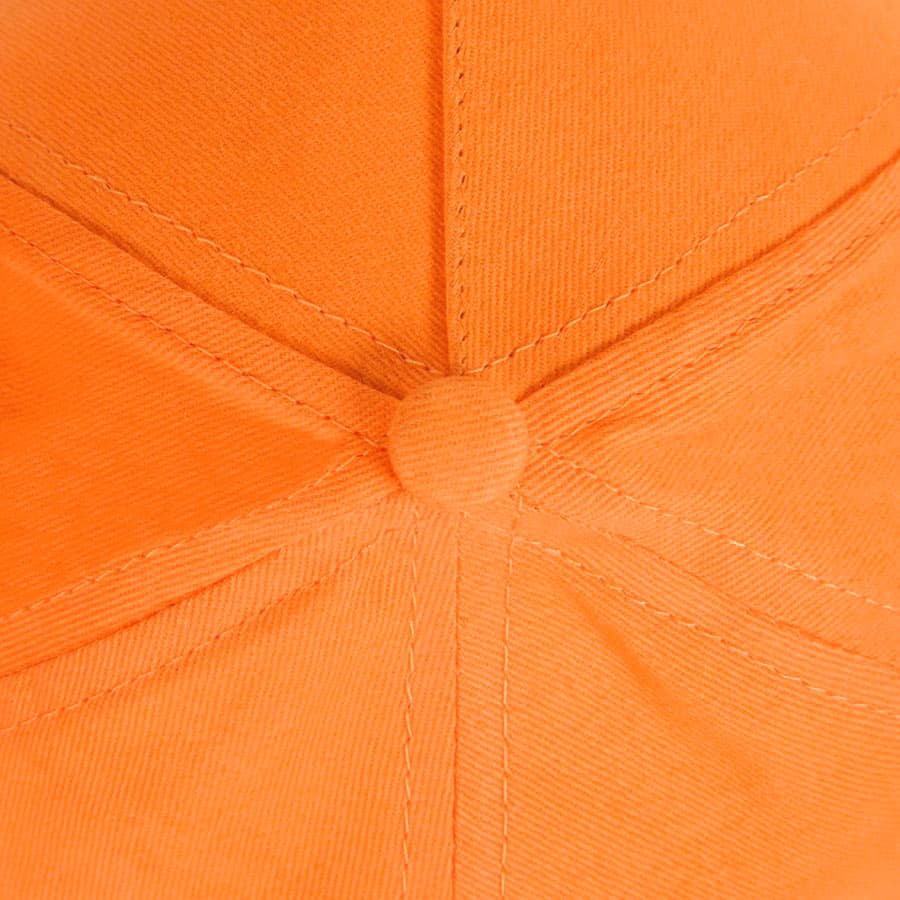 Бейсболка STANDARD, 5 клиньев, металлическая застежка, оранжевый-5