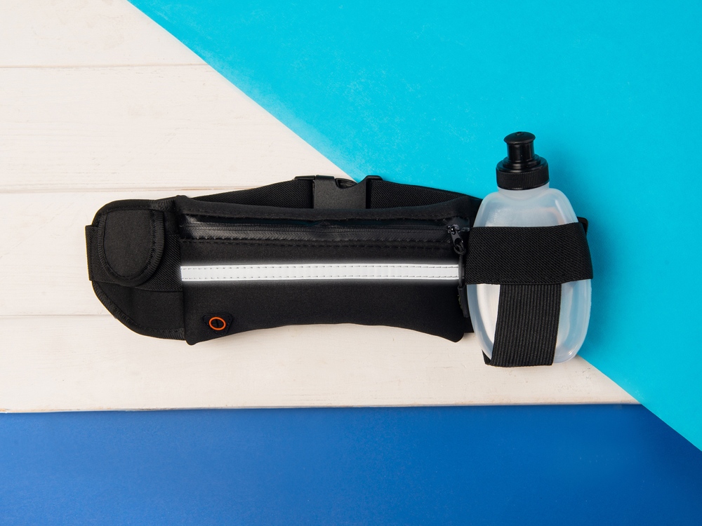 Спортивная сумка для бега с бутылкой 270ml Marathon, черный-12