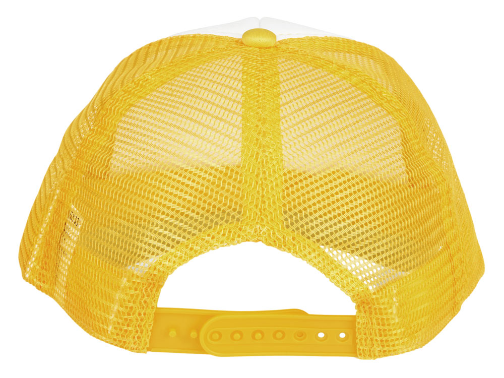 Бейсболка Trucker, желтый/белый-2