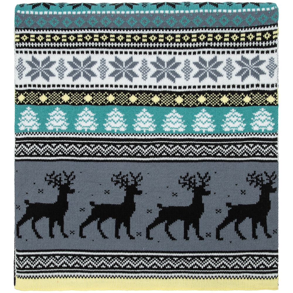 Шарф Mirakler, зеленый с желтым-0