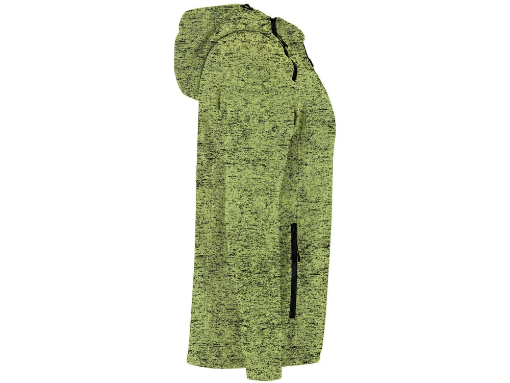 Толстовка на молнии Everest, меланжевый салатовый-3