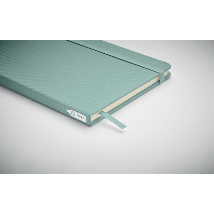 Блокнот A5 из RPET 600D, радужный-3