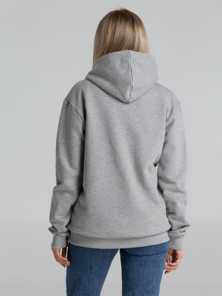 Толстовка на молнии с капюшоном Siverga Heavy 2.0, серый меланж-9
