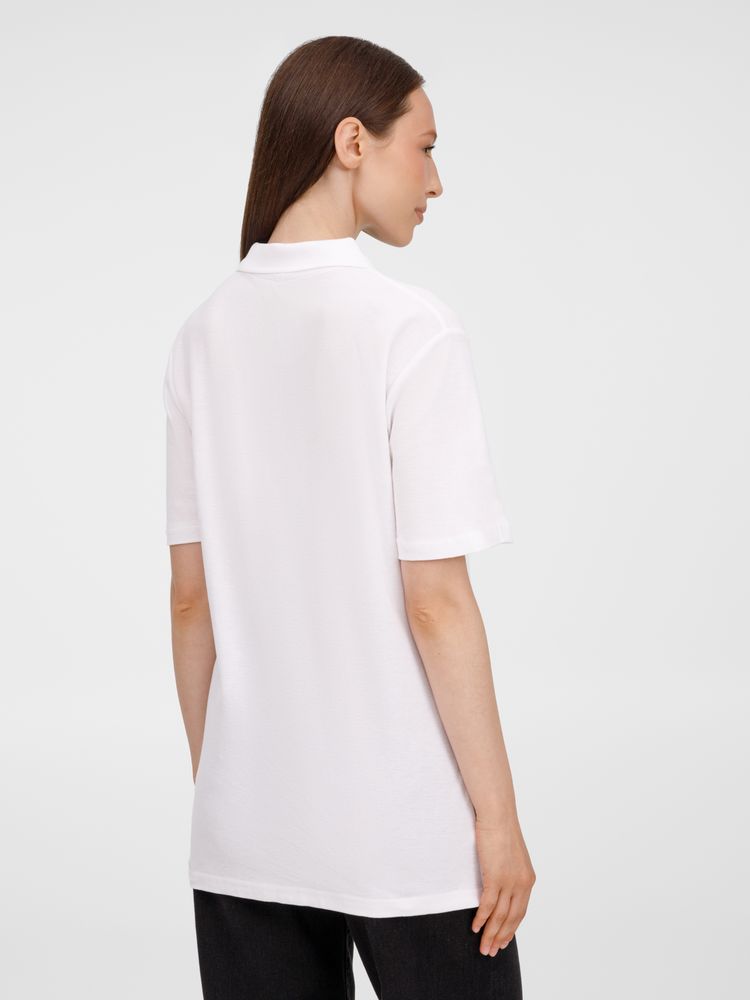 Рубашка поло унисекс Tervise, белая-5