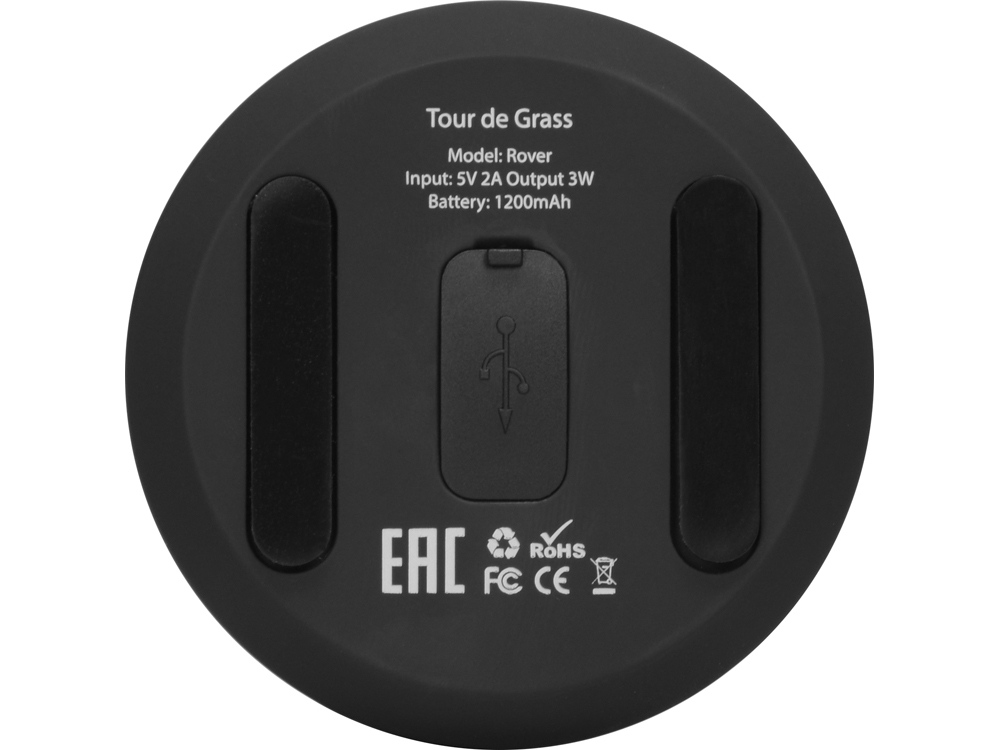 Портативная колонка Rover с защитой от воды, черный-4