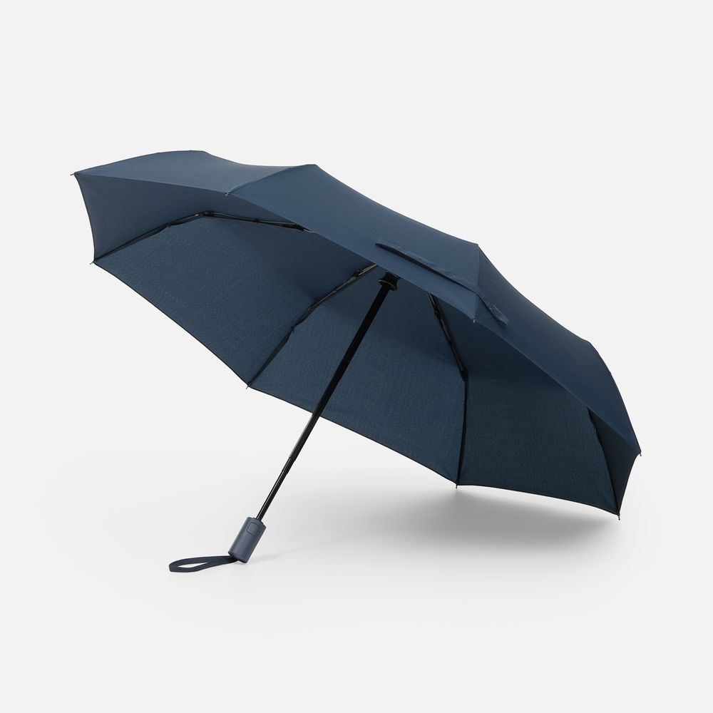 Зонт складной Cloudex, темно-синий-0