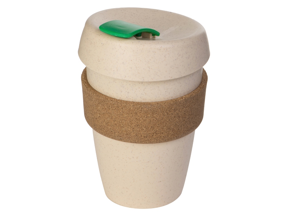 Стакан из пшеничного волокна с двойными стенками Pino, зеленый-0