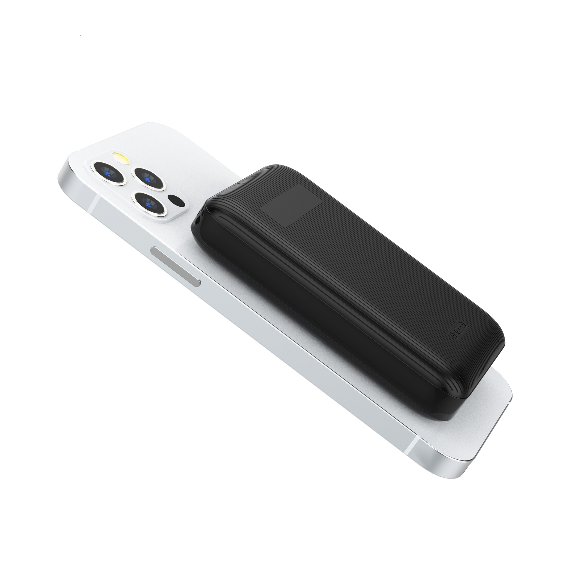 Беспроводное магнитное ЗУ "Forsage SOFTTOUCH", 8000 mAh с быстрой проводной (20W) и беспроводной (15W) зарядкой, покрытие soft touch-3