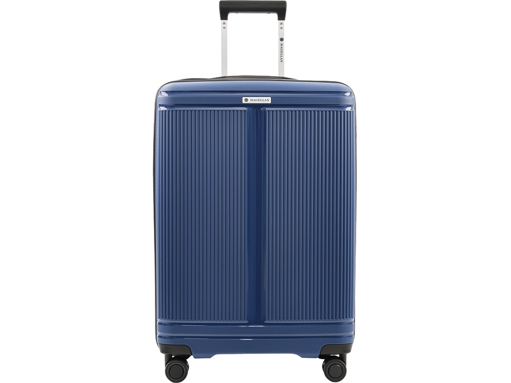 Чемодан 4-х колесный, Magellan, TRINIDAD, 70л, синий металлик-0