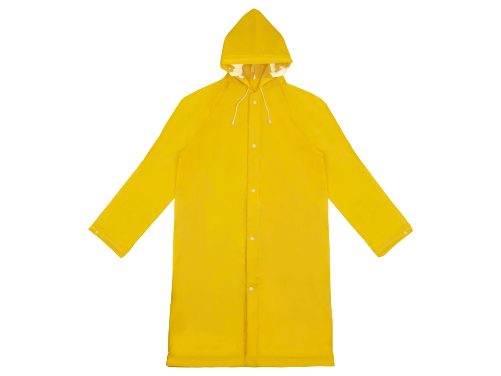 Дождевик Hawaii c чехлом унисекс, желтый-2