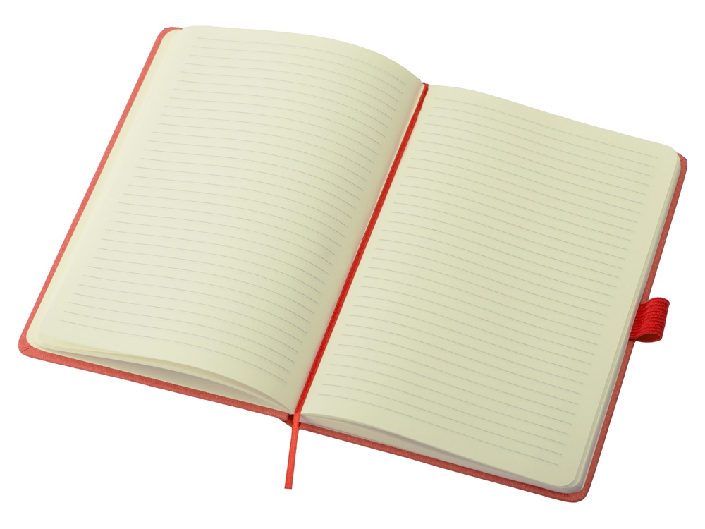 Блокнот А5 Snow Hard твердая обложка, 80 листов 70 гр/м2, красный-2