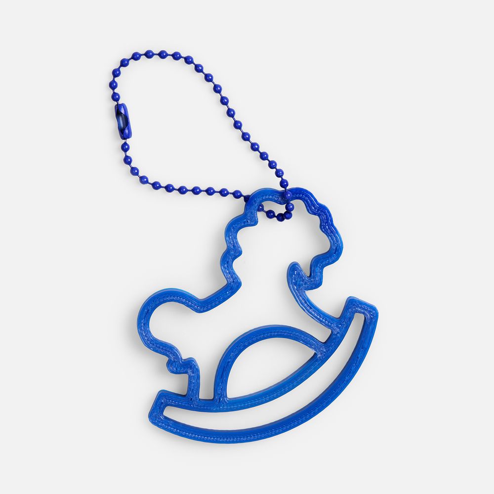 Цепочка для крепления Sharic, синяя-3