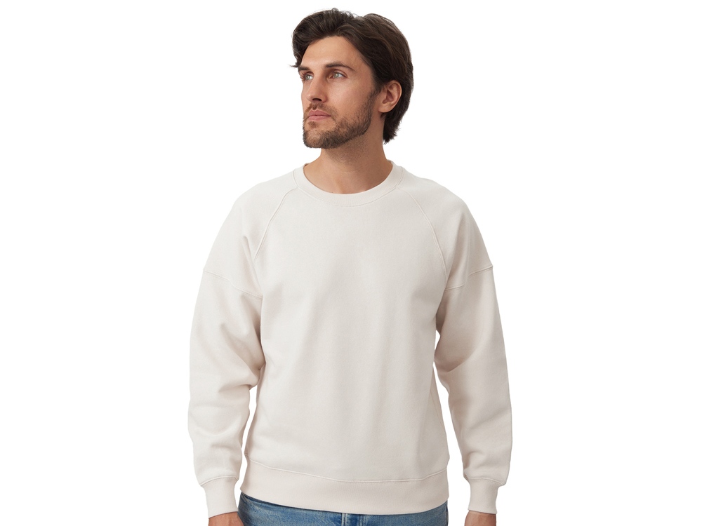 Свитшот оверсайз Paris, унисекс, бежевый-4