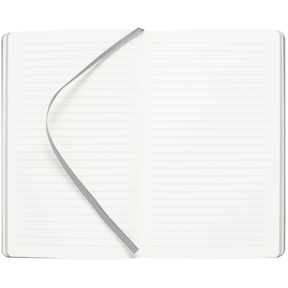 Блокнот Shall Round, серый-4