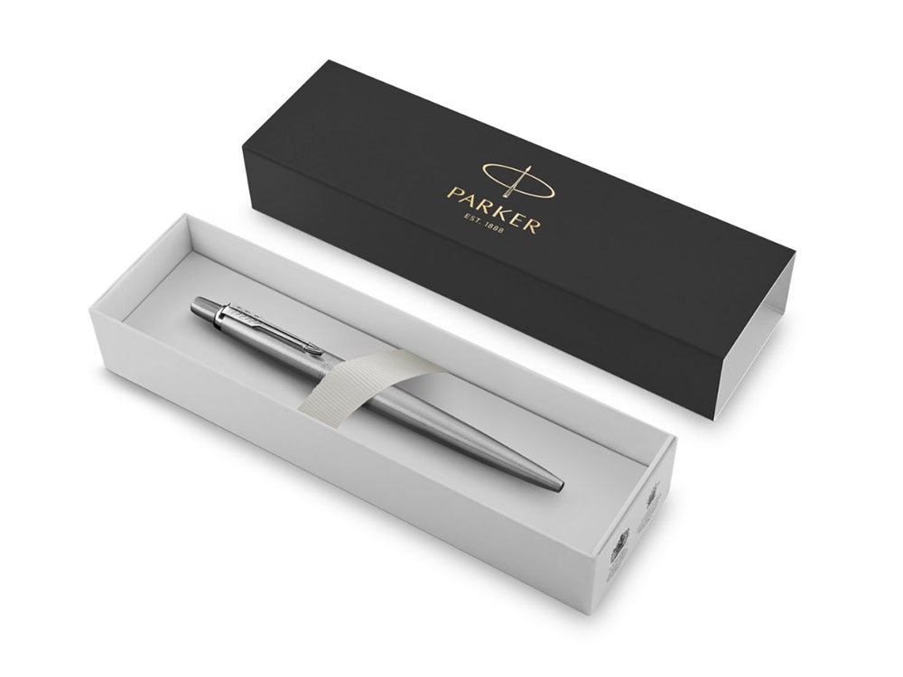 Шариковая ручка Parker Jotter Essential, St. Steel СT, стержень: Mblue-2