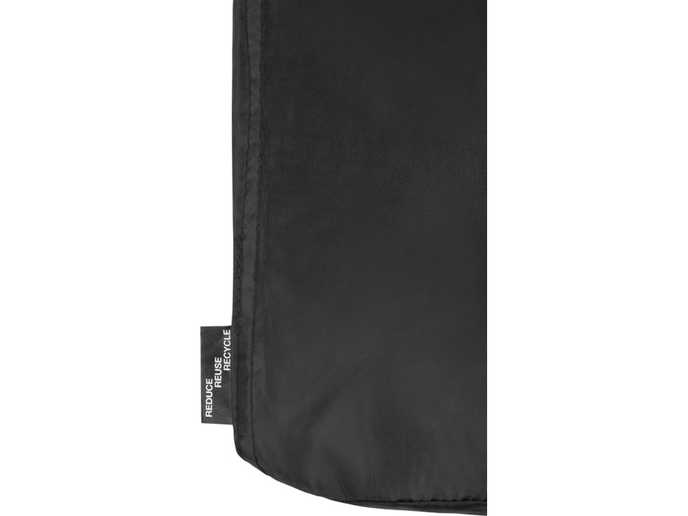 Плед Lily из синтетического трикотажного полотна из вторичного ПЭТ, темно-синий-4