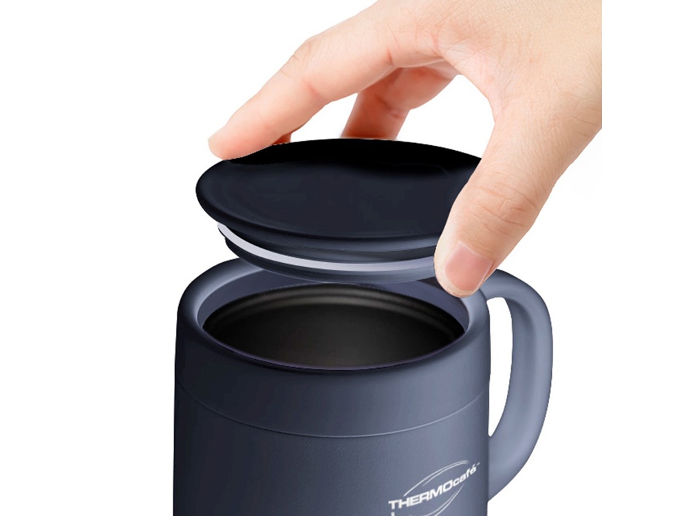 Термокружка из нерж. стали тм THERMOcafe TCCM-460SY (OGY) 0,46L-3