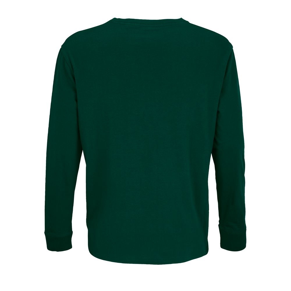 Футболка унисекс с длинным рукавом Pioneer LSL, темно-зеленая-2