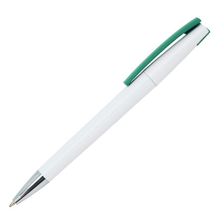 Ручка шариковая Zorro, Белый/зелёный-1