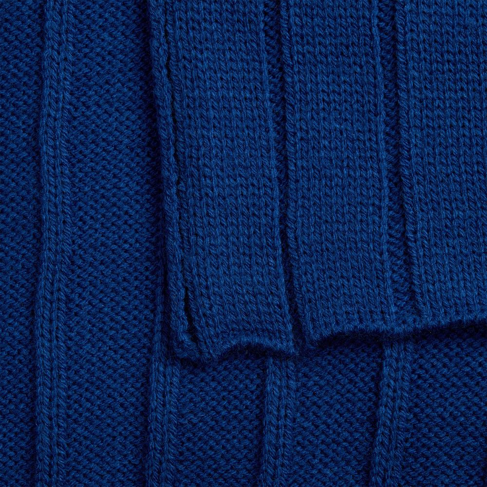 Плед Tressa, темно-синий (кобальт)-3