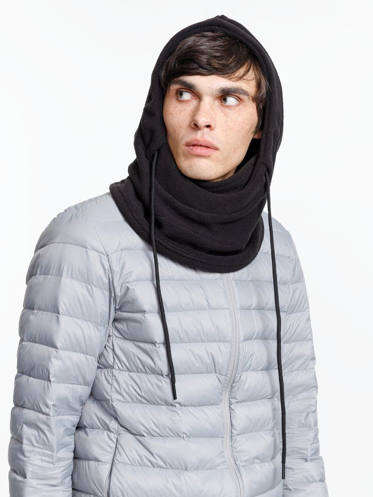 Балаклава-капюшон Nesse, черная-5