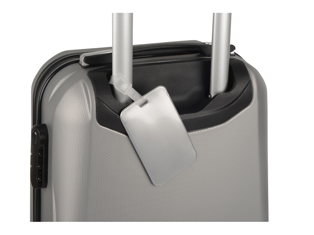 Бирка для багажа Voyage 2.0, серебристый-1