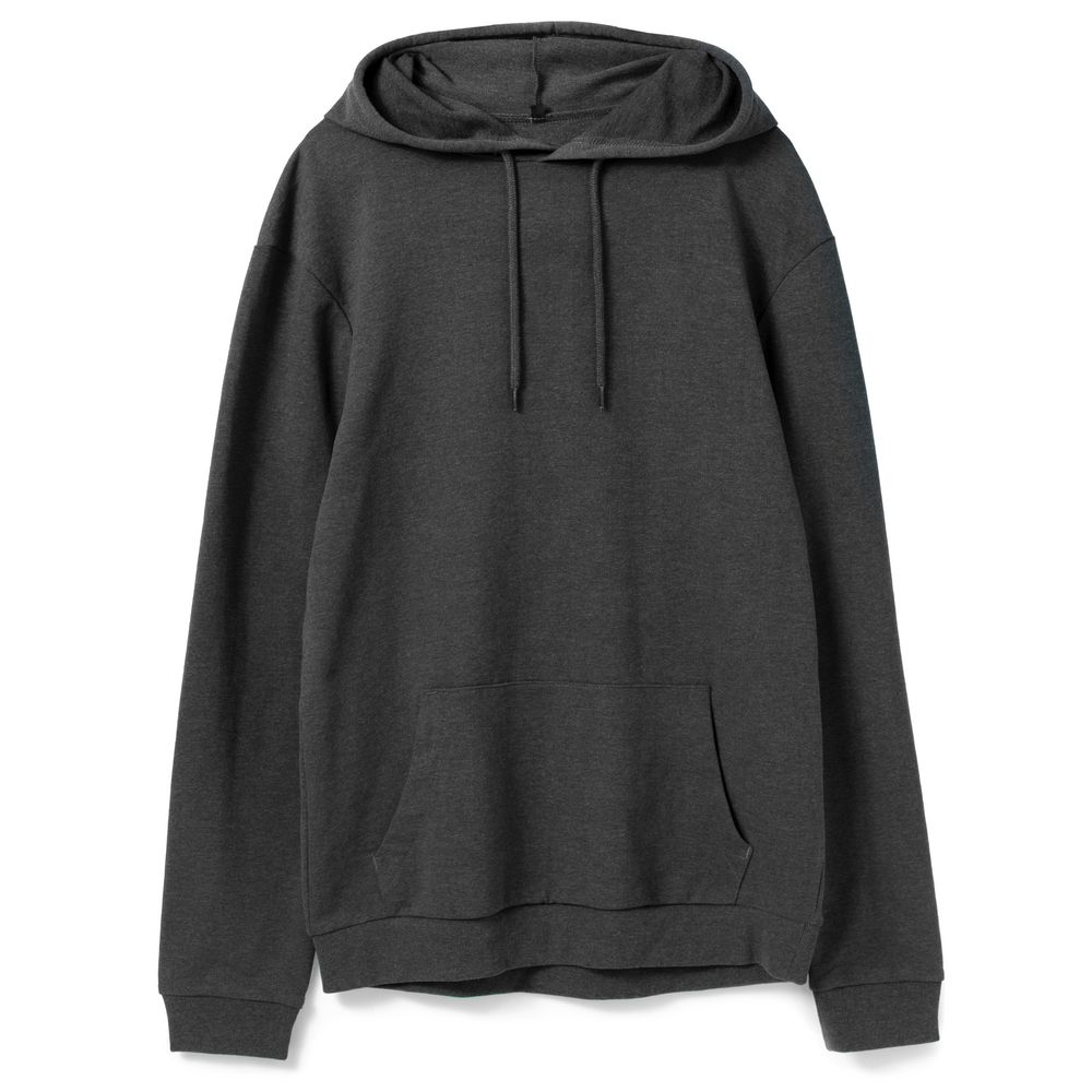 Толстовка с капюшоном унисекс Hoodie, серый меланж (антрацит)-1