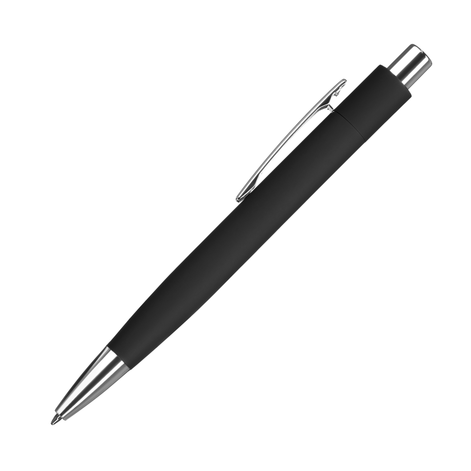 Шариковая ручка Смарт (Smart) с чипом передачи информации NFC, черная-0