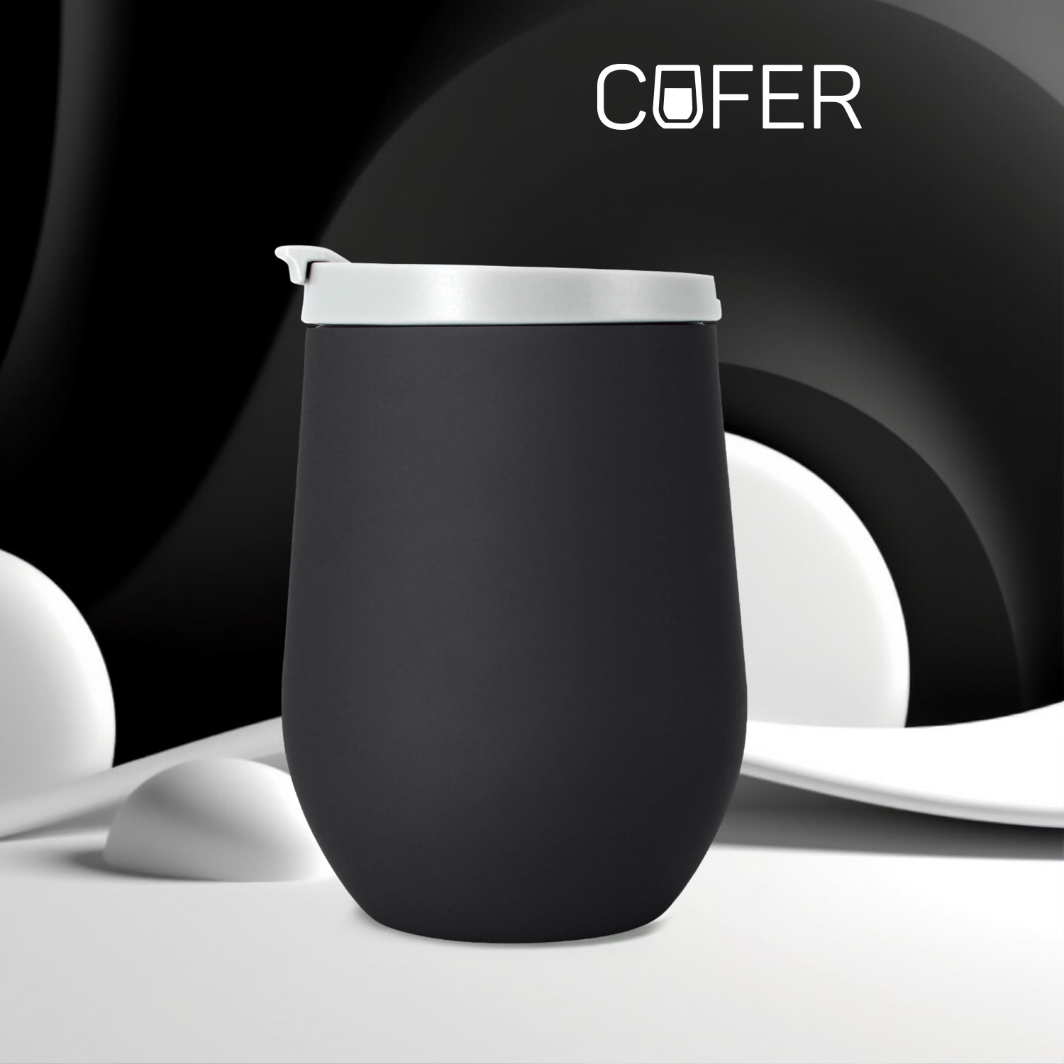 Набор NEO DUO: Кофер софт-тач NEO CO12s с дополнительной крышкой (черный с белым)-0