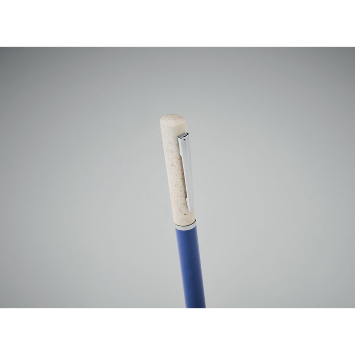 Ручка шариковая, бело-голубой-2