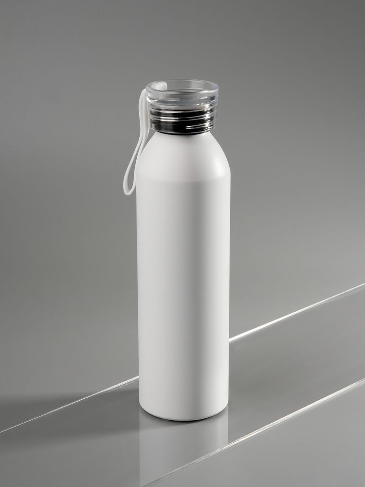 Бутылка для воды Brooke, матовая белая-2