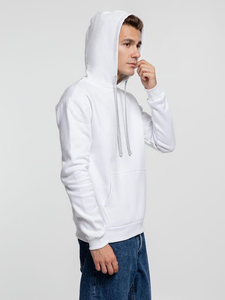 Толстовка с капюшоном Kirenga Heavy, белая (белоснежная)-4