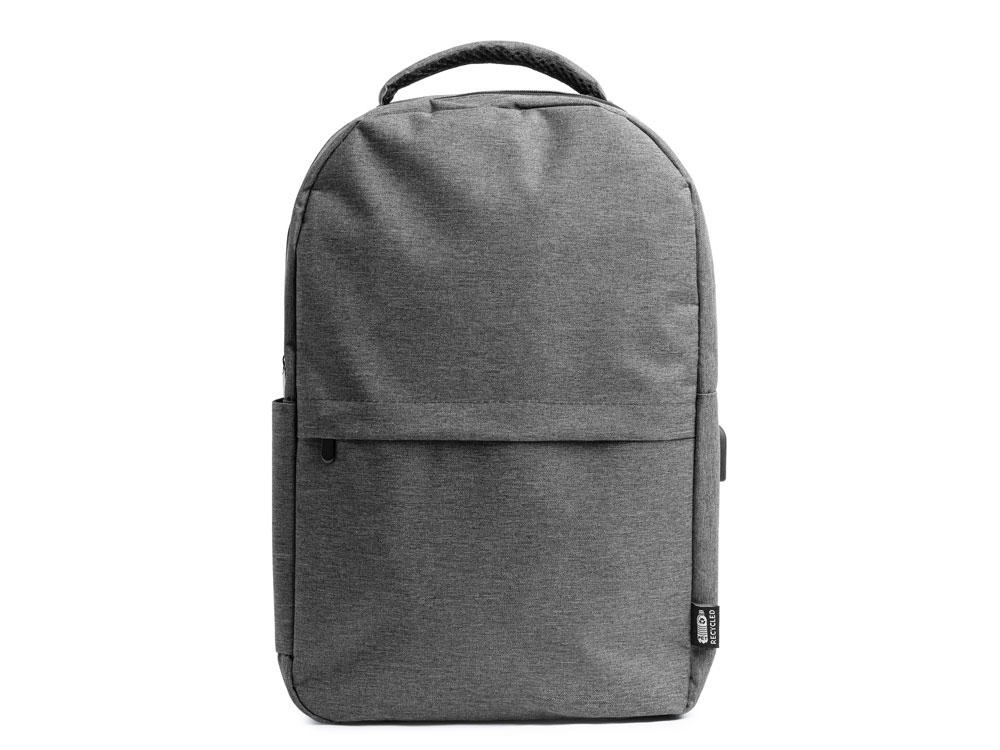 Рюкзак GREGOR из переработанного полиэстера RPET 600D, серый меланж-0