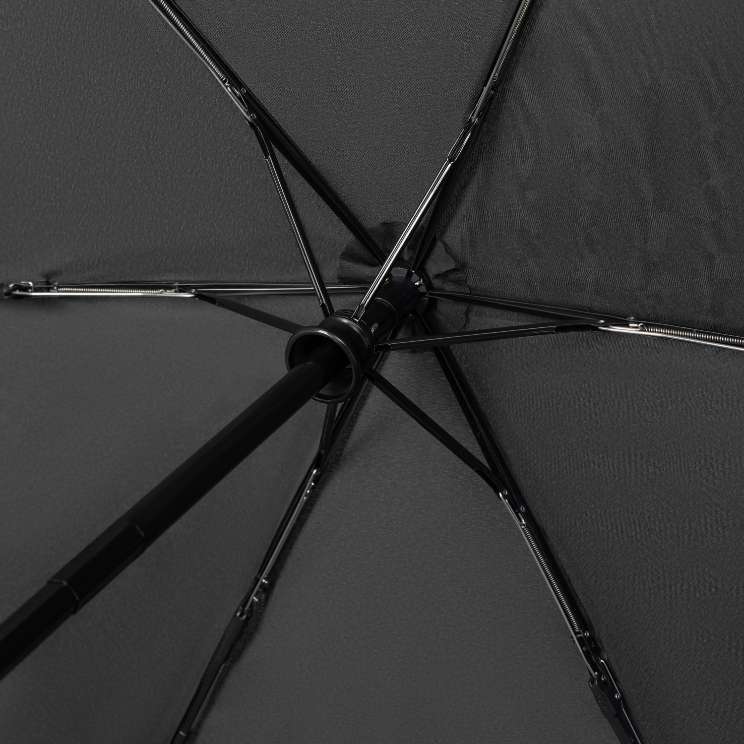 Зонт складной Филтон (Filton), черный с системой безопасности (Safety System)-2