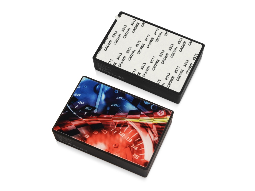 Портативная колонка Concept с полноцетной печатью, черный-10