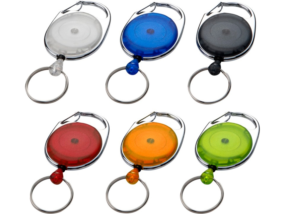 Брелок с роликом Gerlos, черный прозрачный-2