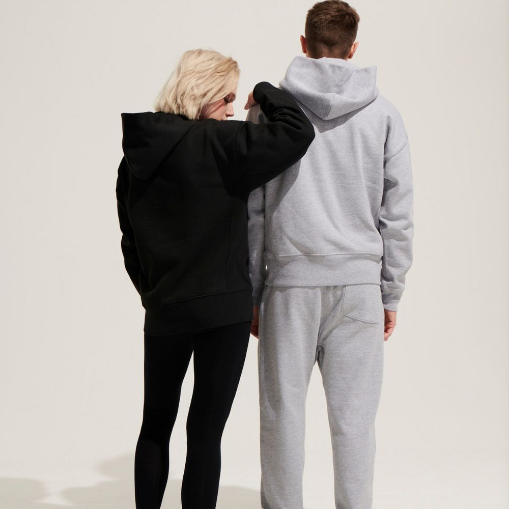 Худи оверсайз унисекс Origin, черное-3