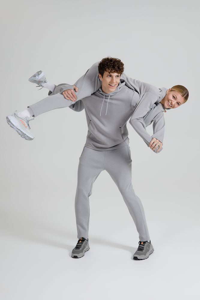 Худи унисекс Begi, серое-6