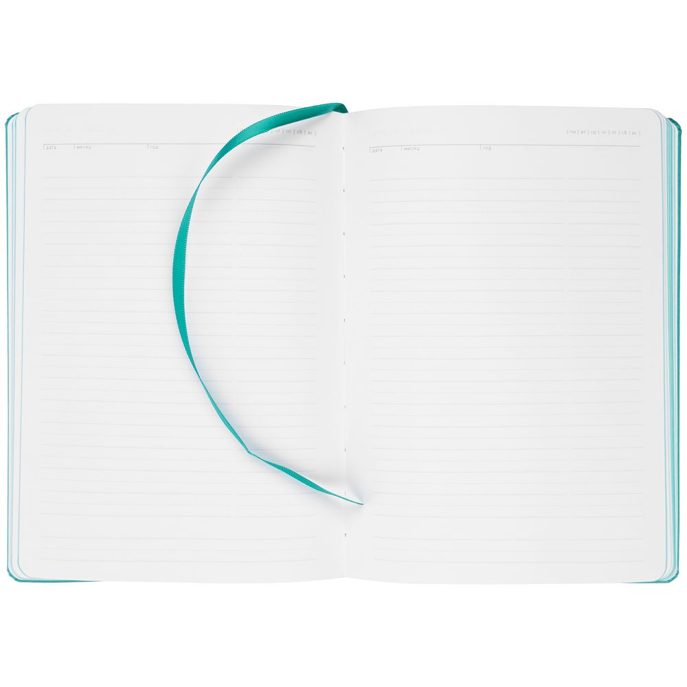 Ежедневник New Latte, недатированный, бирюзовый-2