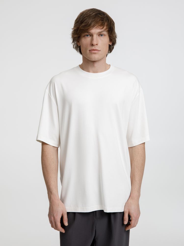 Футболка оверсайз унисекс Lavinia, белая-0