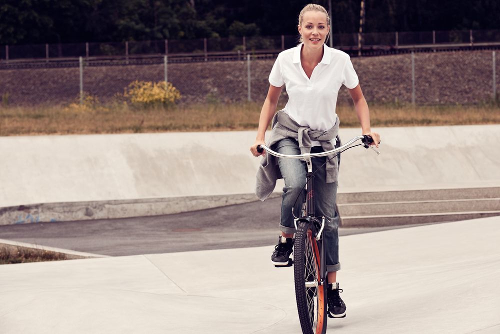 Рубашка поло женская Surf Lady, голубая-2