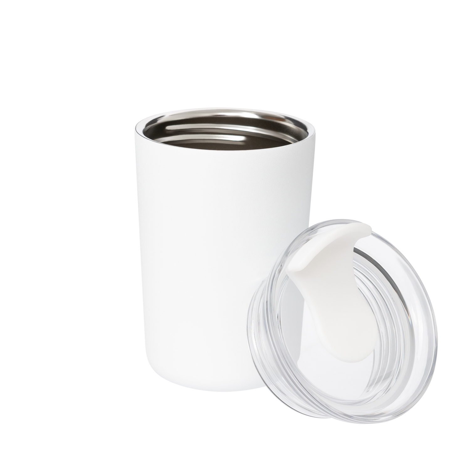 Термокружка вакуумная Страда (Strada), белая-3