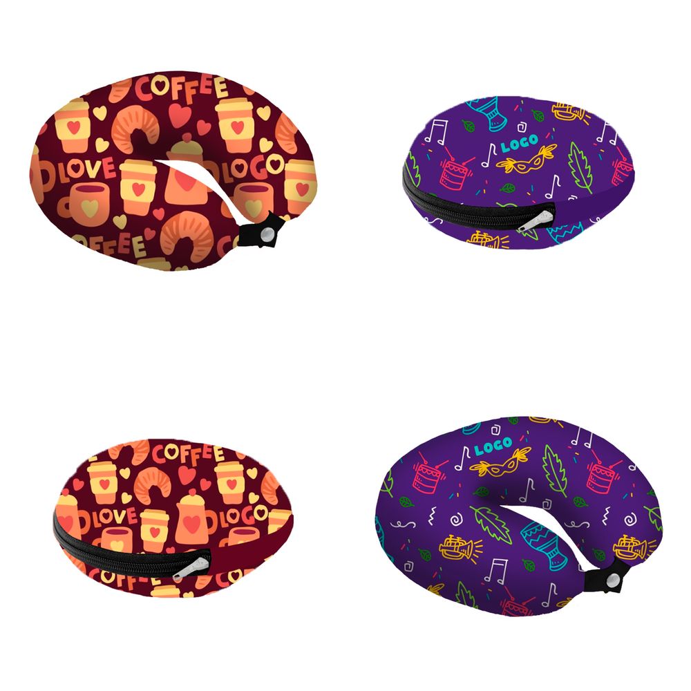 Подушка дорожная Memory Foam с печатью на заказ-1