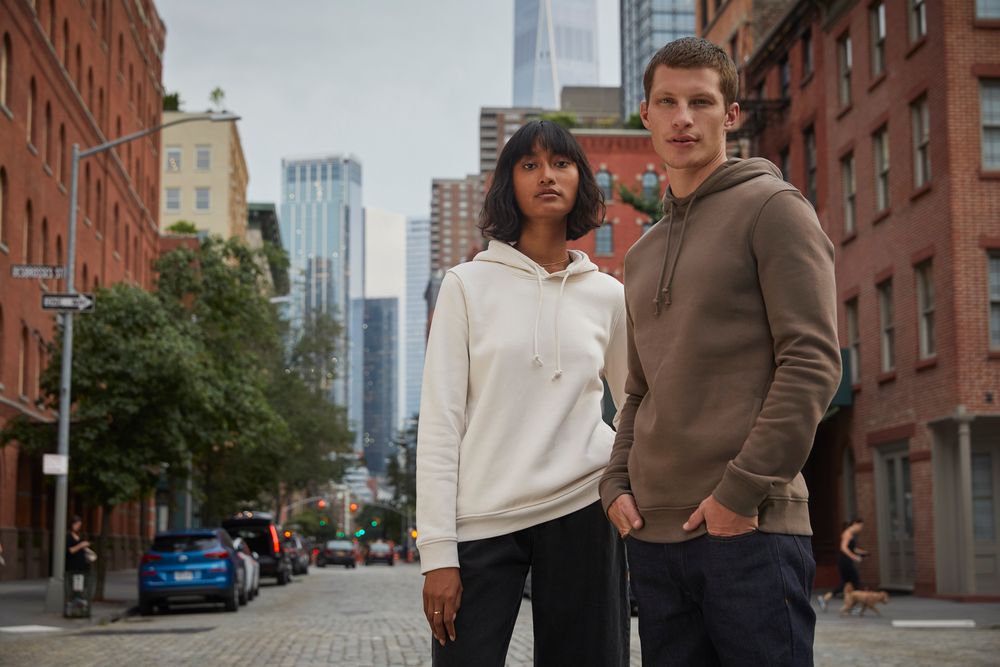 Толстовка с капюшоном унисекс BNC Inspire (Organic), молочно-белая-5