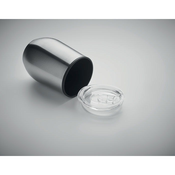 Чашка дорожная 350 мл, тускло-серебряный-2