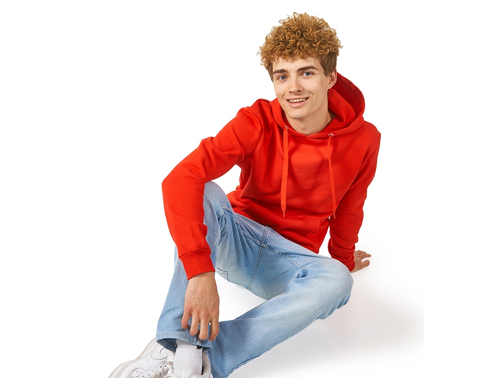 Толстовка с капюшоном Amsterdam мужская, красный-1