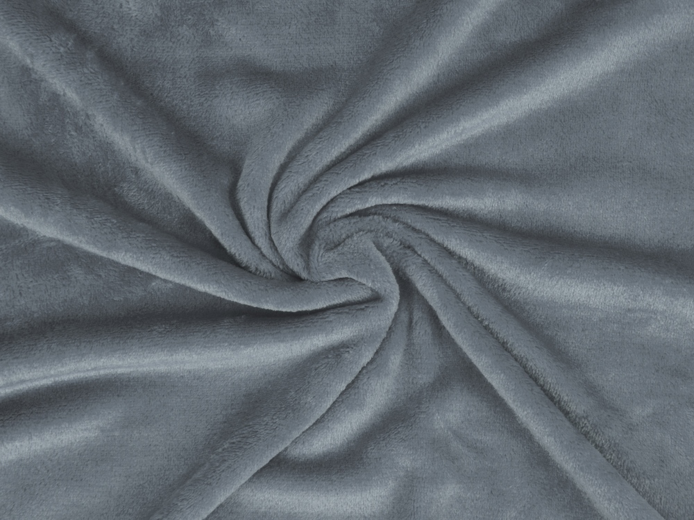 Плед флисовый Natty из переработанного пластика, серый-1