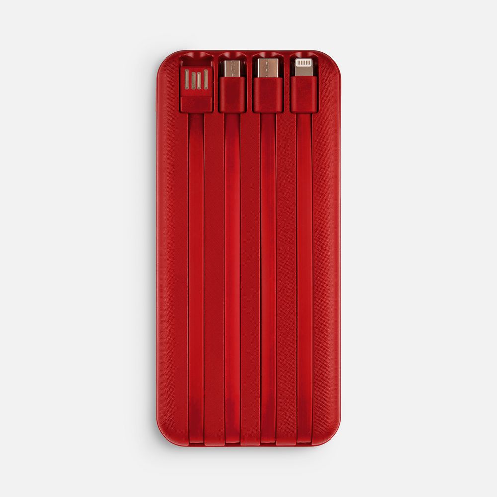 Аккумулятор Omni Qi 10000 мАч, ver.2, красный-2